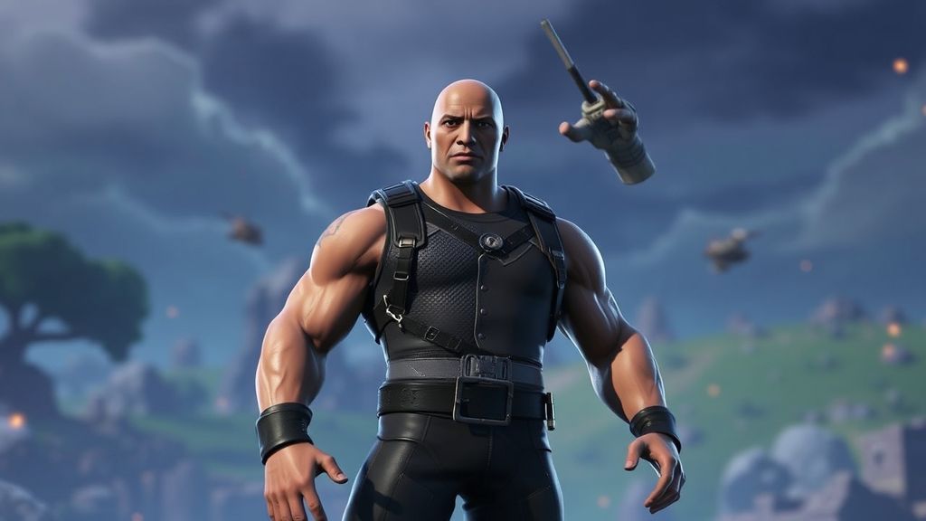 巨石强森回归《堡垒之夜》！冰封英雄开启末日倒计时